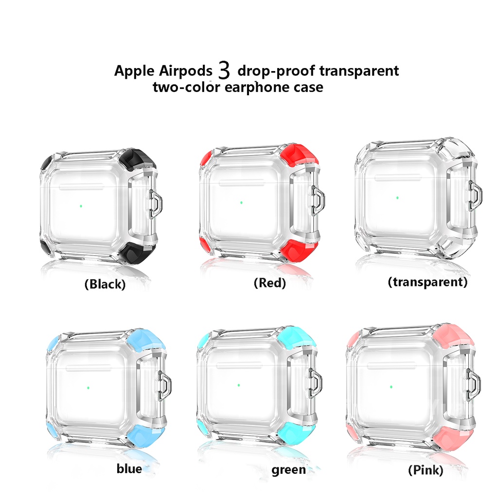 Vỏ bảo vệ hộp sạc tai nghe làm từ silicon chống rơi thích hợp cho AirPods Pro 4 3 TWS 2 1 Mini 4pro 3pro