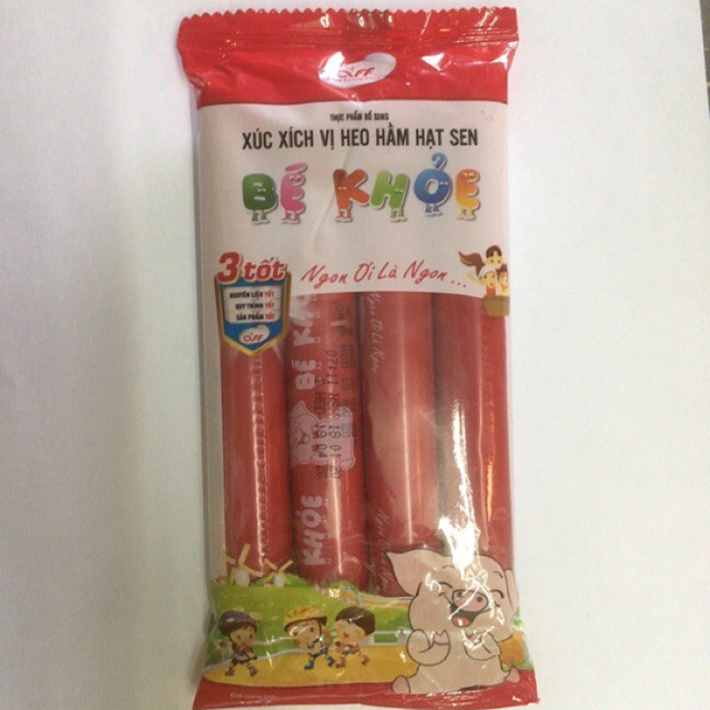 XÚC XÍCH HEO HẦM HẠT SEN 115G