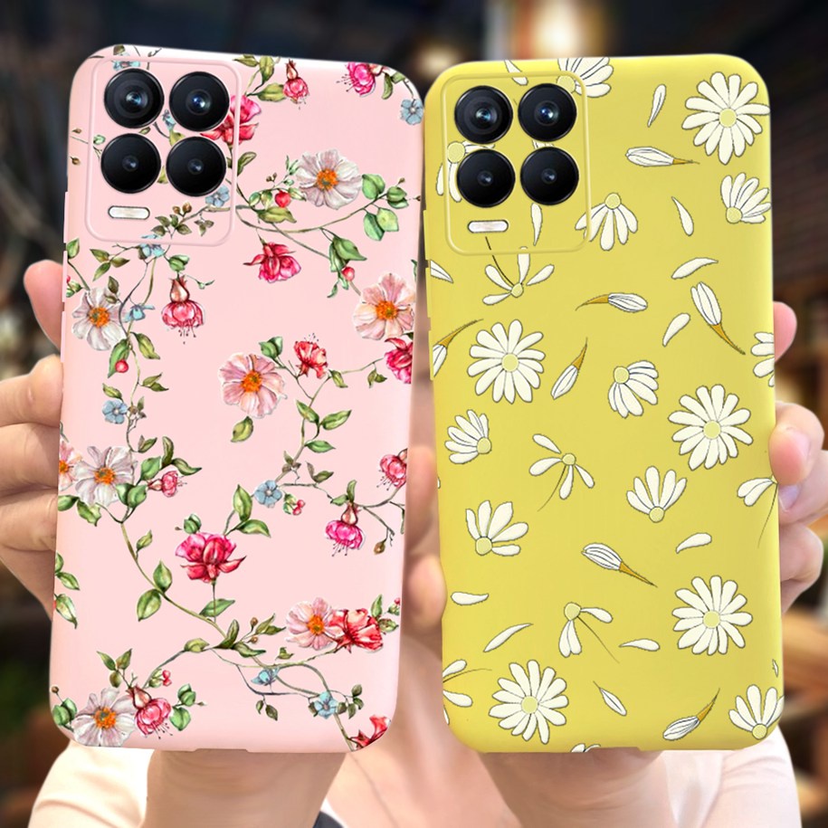 Ốp Điện Thoại Tpu Silicon Mềm In Hình Hoa Nhiều Màu Sắc Cho Realme 8 / 8pro Realme8 5g Realme8 Pro Realme Rmx3081 Rmx3085