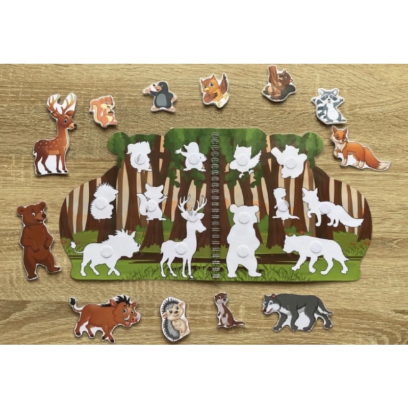 Học Liệu Bóc Dán Montessori  Đồ Chơi Giáo Dục Các Loài Động Vật Đồ Chơi Phát Triển Trí Tuệ Thông Minh Cho Bé