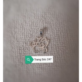 Mặt Dây Chữ Lồng theo yêu cầu BẠC 925