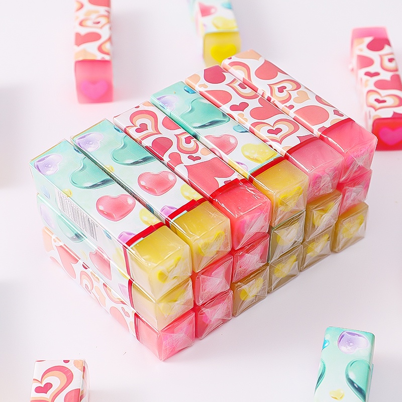 Hoạt hình dễ thương sáng tạo Cục tẩy mềm Cục tẩy nhỏ Cao su trái cây đáng yêu Cục tẩy mô hình khủng long