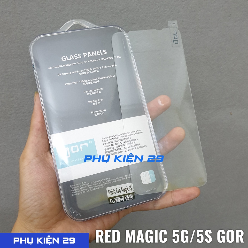 Dán kính cường lực vuốt siêu mượt chống bám vân tay GOR