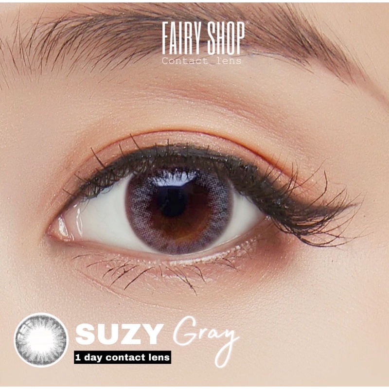 Lens 1 Ngày Suzy Gray - Kính Áp Tròng Cao Cấp 1 Ngày FAIRY SHOP CONTACT LENS