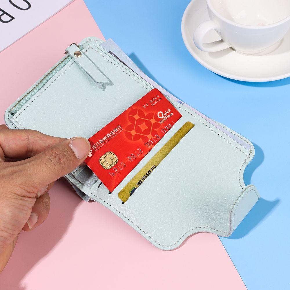 UUMIR Ví Ngắn Mini Có Khóa Kéo Thời Trang Dành Cho Nữ