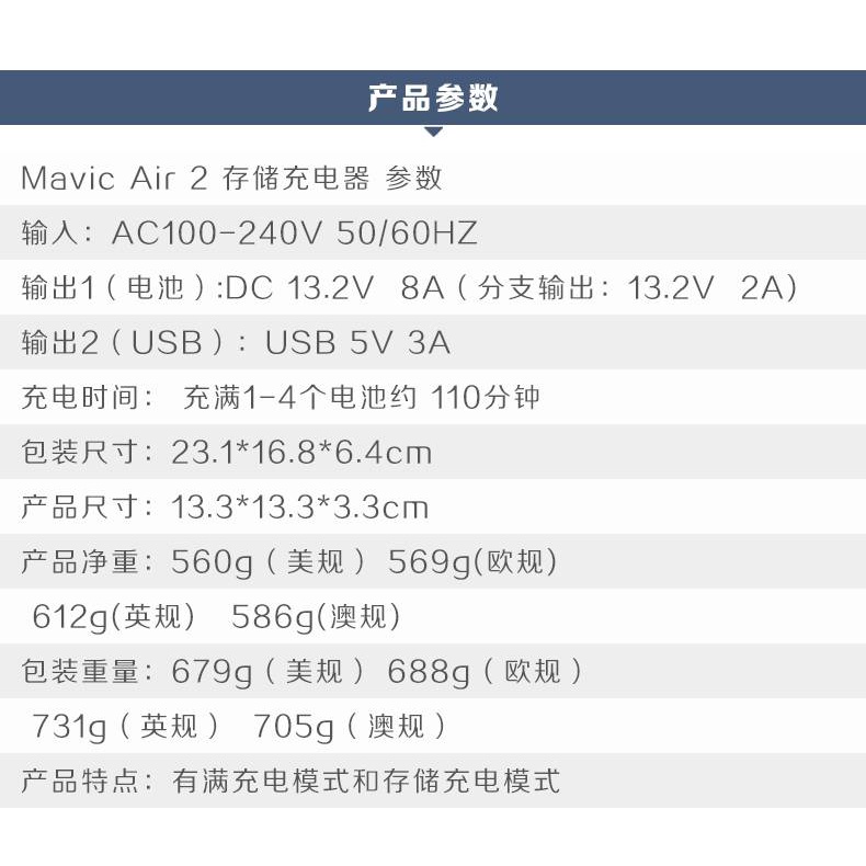 Bộ sạc cho DJI Mavic Pro 4 + bảng điều khiển