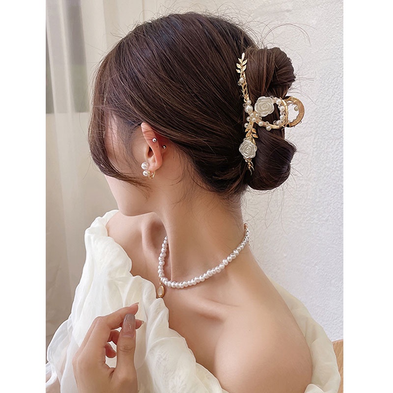 Kẹp Tóc Phối Tua Rua Phong Cách Hàn Quốc