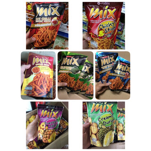 Thùng 48 Gói Tăm Mix Thái Lan Gói 60gr