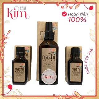 Tinh dầu dưỡng tóc Nashi argan oil phục hồi tóc hư tổn 30 ml -100ml