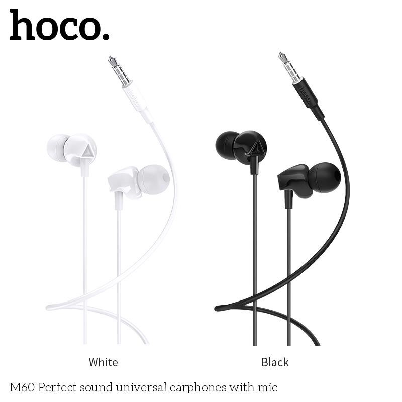 Tai Nghe Nhét Trong hoco. M60 Có Dây Tích Hợp Micro Giác Cắm 3.5mm