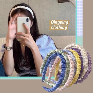 Cài tóc băng đô lụa trơn , các phụ kiện mẫu hot trend