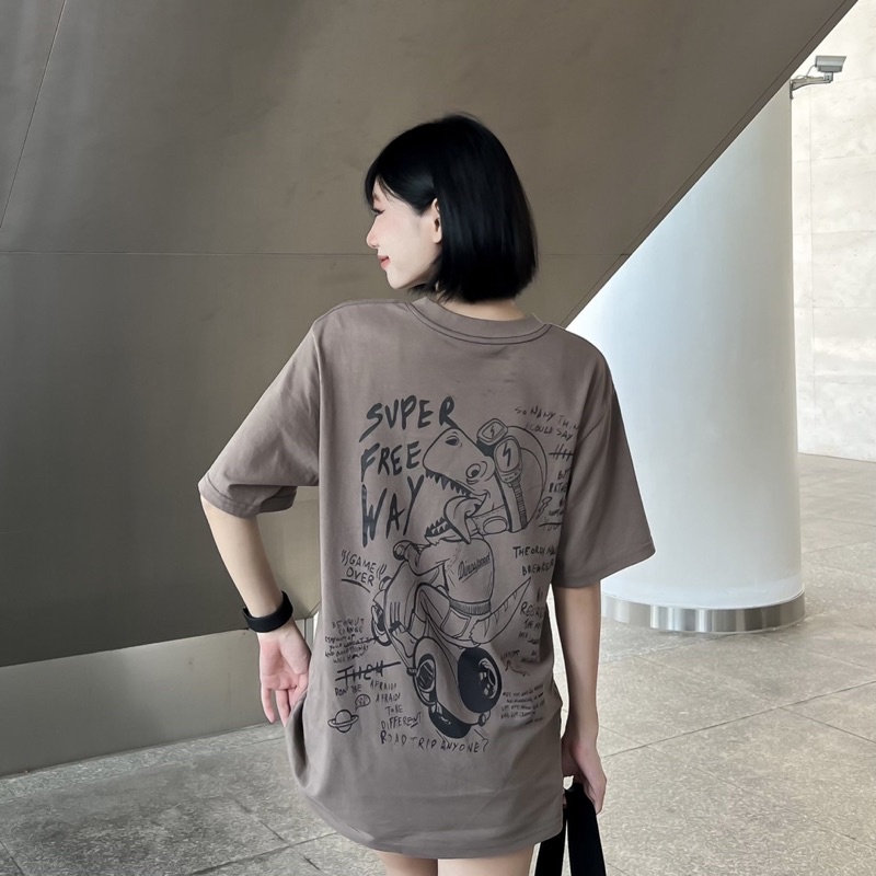 Elmer Signature - CROCO Áo thun form rộng 100% cotton 2c