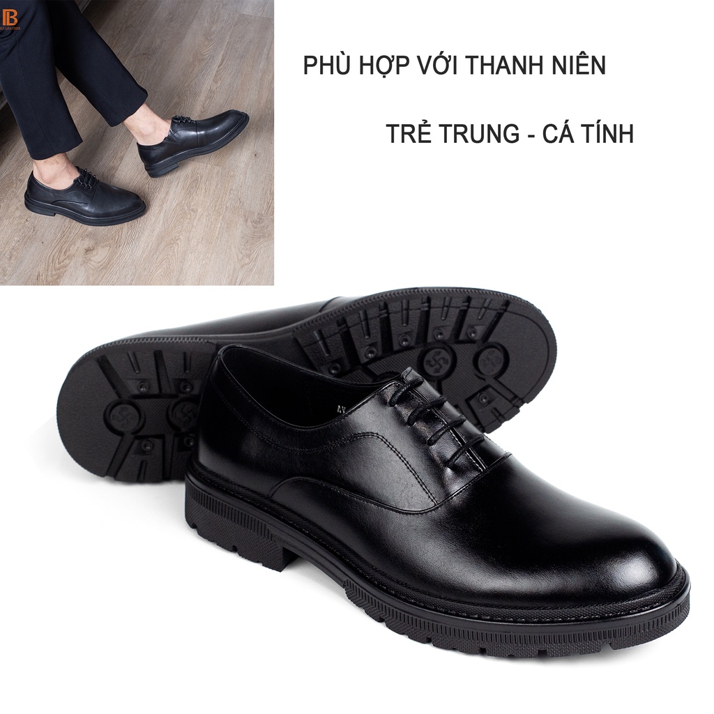 Giày nam đế đốc cao da bò nappa cao cấp G122 Bụi leather- Trẻ trung năng động- Bảo hành 12 tháng | BigBuy360 - bigbuy360.vn