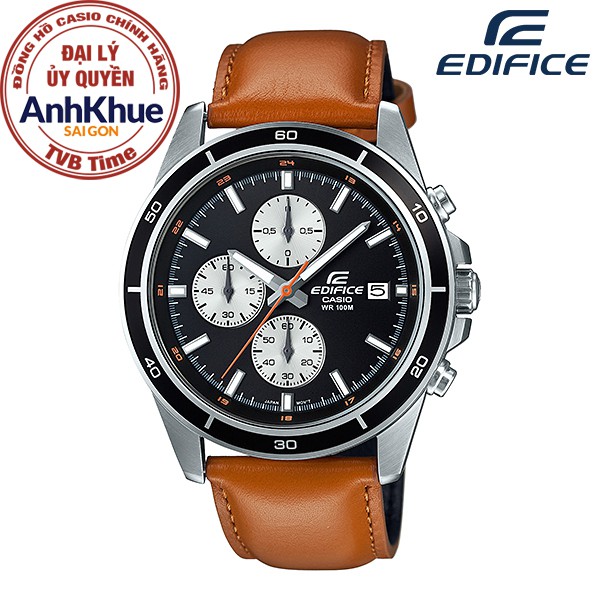 Đồng hồ nam dây da Casio Edifice chính hãng EFR-526L-1BVUDF (43mm)