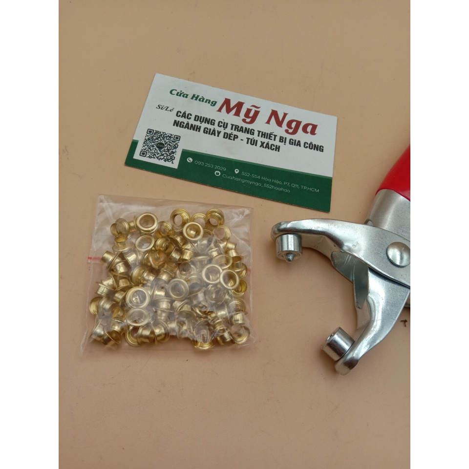 Kiềm bấm khoen và cuốn nút đa năng tiện dụng