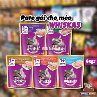 PATE WHISKAS GÓI CHO MÈO 80GR CHỌN VỊ