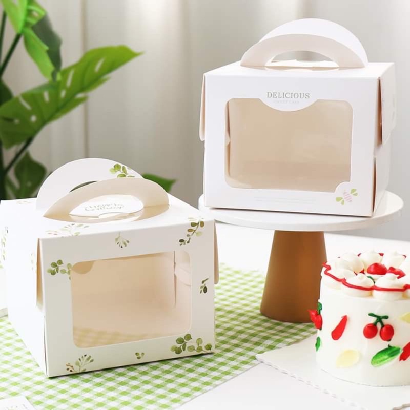 Hộp đựng bánh gato mini 16x16x12.5cm