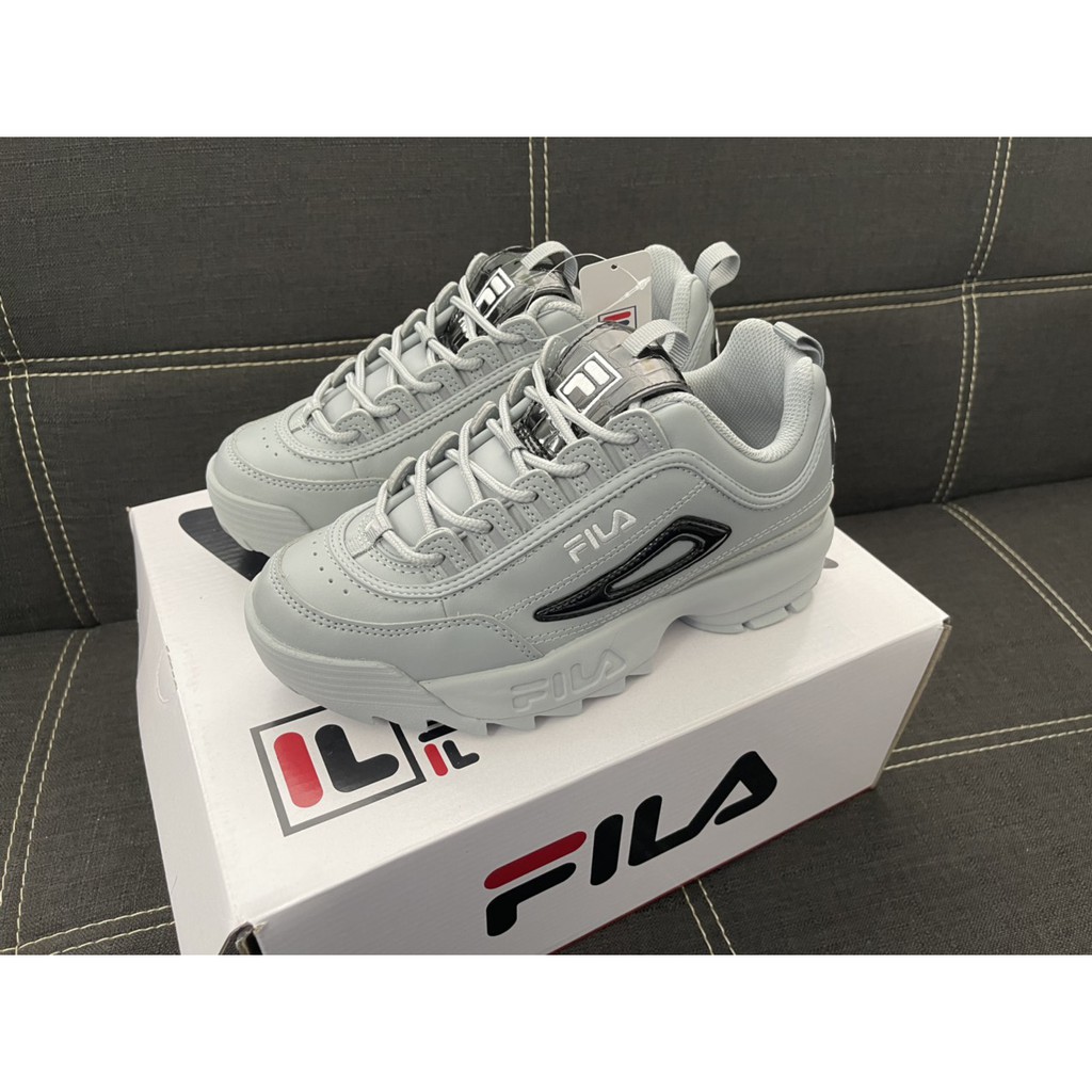 (AUTHENTIC 100%) Giày Sneaker Thể Thao FILA Disruptor II GREY 3XM01341-052 Chính Hãng