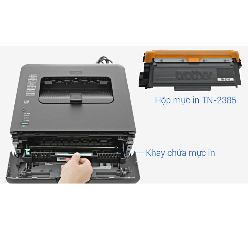 Máy in 2 mặt lazer đen trắng đơn năng Brother HL L2321D - Bảo hành 24T chính hãng