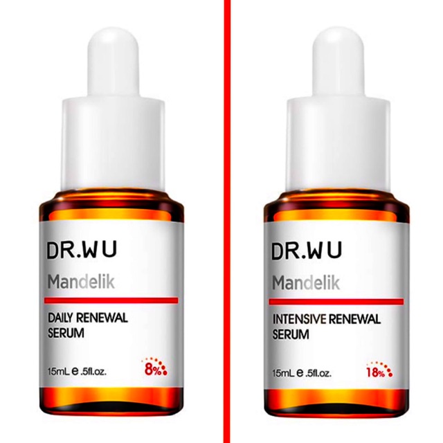 Serum Mandelic Dr.wu Plus 8% Giảm Sạch Sâu Mụn Ẩn, Hạn Chế Tình Trạng Vết Thâm Trên Da và Làm Sáng Da Drwu