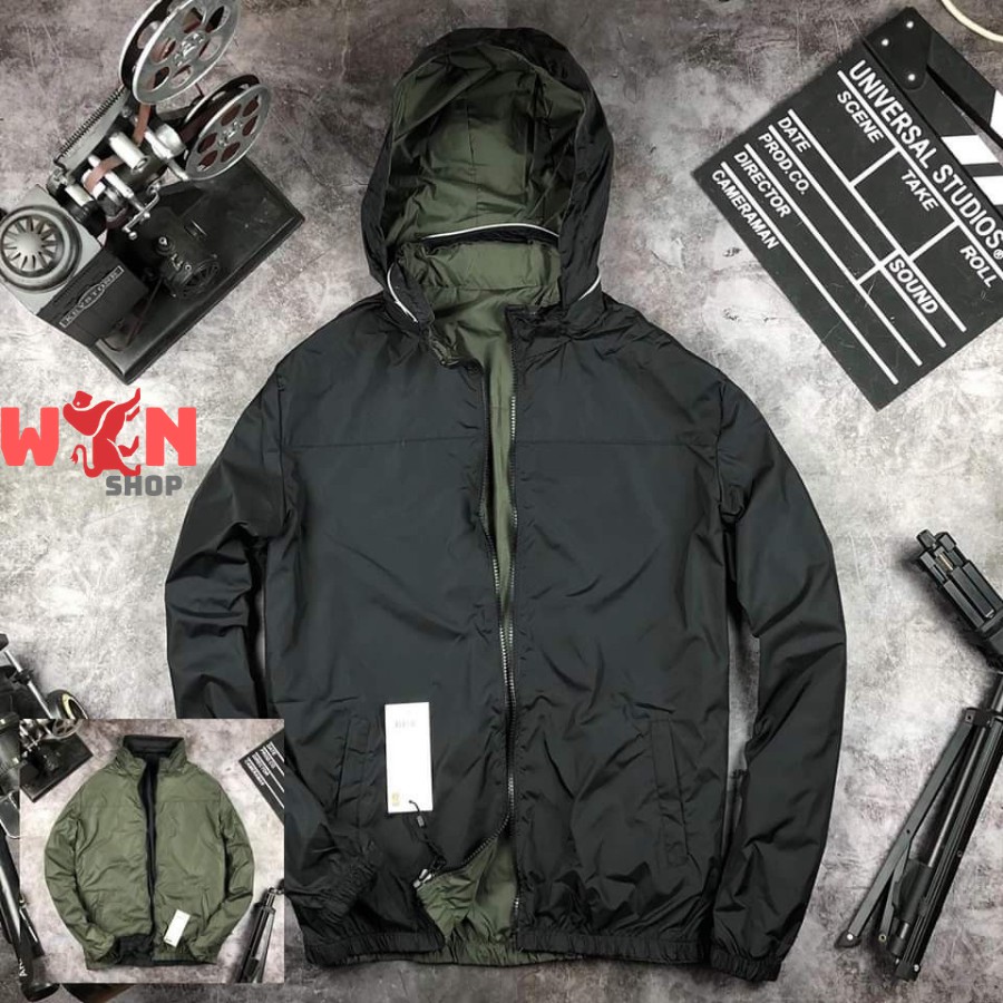 [Mã MA12 hoàn xu 15% tối đa 30k đơn từ 150k]Áo Khoác Gió 2 Mặt Nam / Nữ Tiện Lợi Unipuls Chống Nước, Chống Nắng, | BigBuy360 - bigbuy360.vn