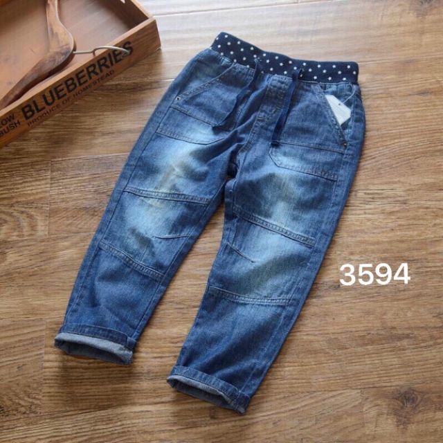 Quần bò bé trai (size 90-130) (2-8t)