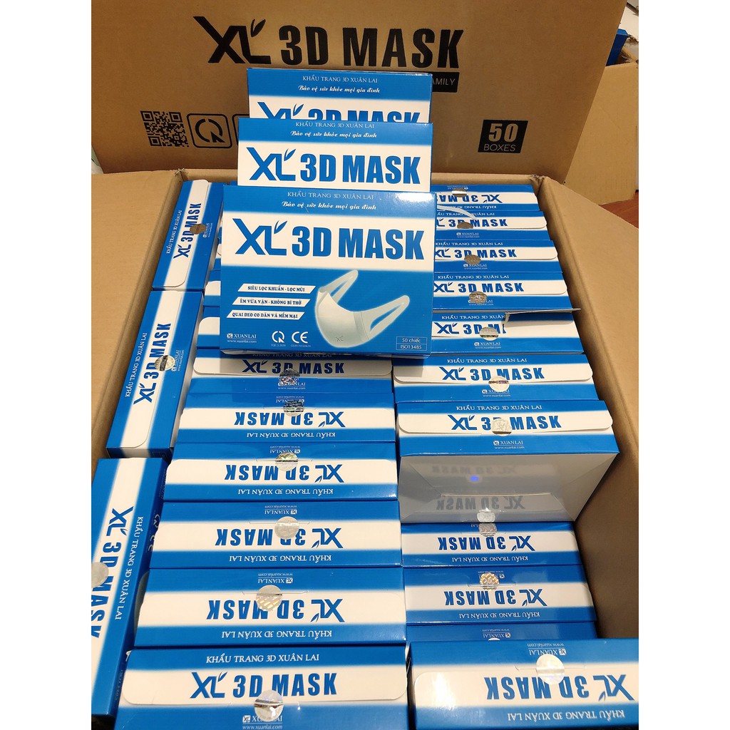 3D Xuân Lai khẩu trang bảo vệ sức khỏe mọi gia đình,chính hãng công ty có logo tem niêm phong Xuân Lai | BigBuy360 - bigbuy360.vn