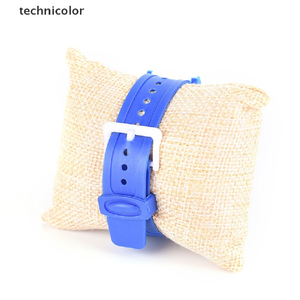 Gối bằng vải lanh nhỏ gọn màu be trưng bày bông tai / đồng hồ đeo tay / đồ trang sức