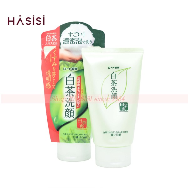 Sữa Rửa Mặt Trà Xanh Nhật ROHTO SHIROCHASOU GREEN TEA FOAM 120g