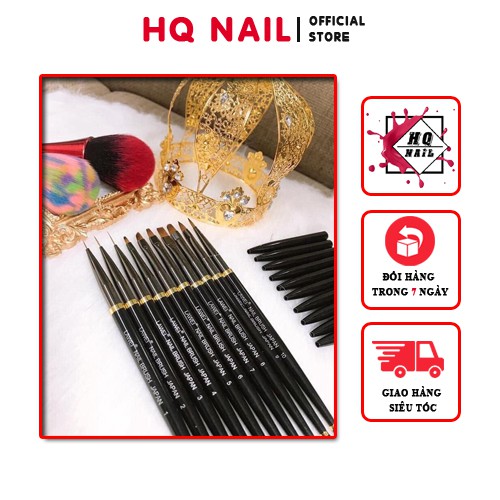 Bộ cọ làm nail 10 đầu đầy đủ công dụng