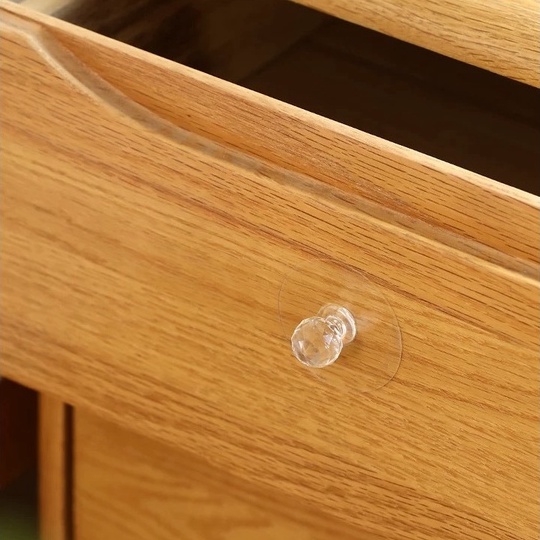 Bộ 2 Tay Nắm Cửa Tủ Quần Áo/Cửa Sổ/Ngăn Kéo Không Cần Đục Lỗ Đa Năng