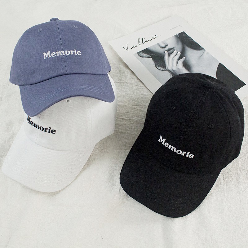 Mũ lưỡi trai Memorie hot trend Nam Nữ T06