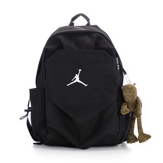 Jordan Thể Thao Ngoài Trời Du Lịch Laptop Ba Lô Dung Tích Lớn Nam Nữ Đi Học Có Mặt Dây Chuyền / Cáp USB