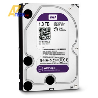 Ổ CỨNG HDD 1TB W.D P.URPLE 3.5” CHUYÊN DÙNG ĐẦU GHI CAMERA – BẢO HÀNH 24 THÁNG TẶNG DÂY SATA