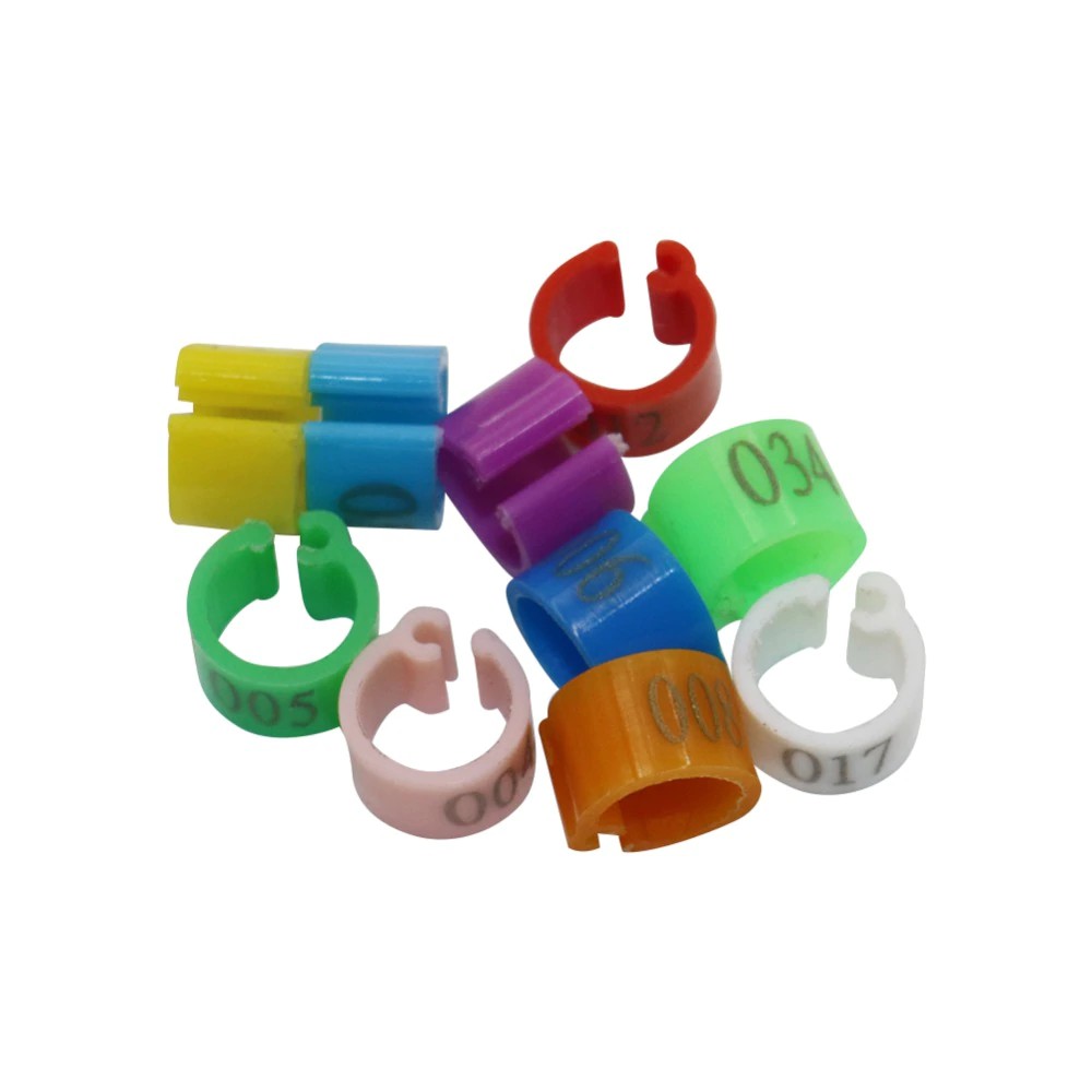 Set 100 vòng đánh số 001-100 cho chim cảnh