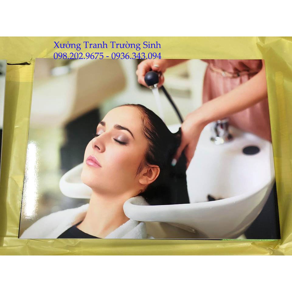 TRANH GỘI ĐẦU SALON TÓC FOMEX DÁN TƯỜNG