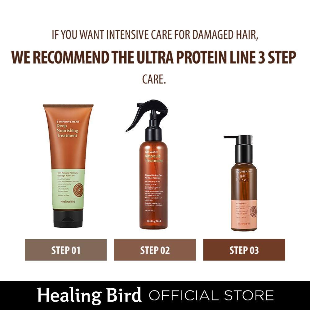 Tinh dầu dưỡng tóc HEALING BIRD siêu protein và giàu dầu dưỡng chất chuyên sâu 100ml