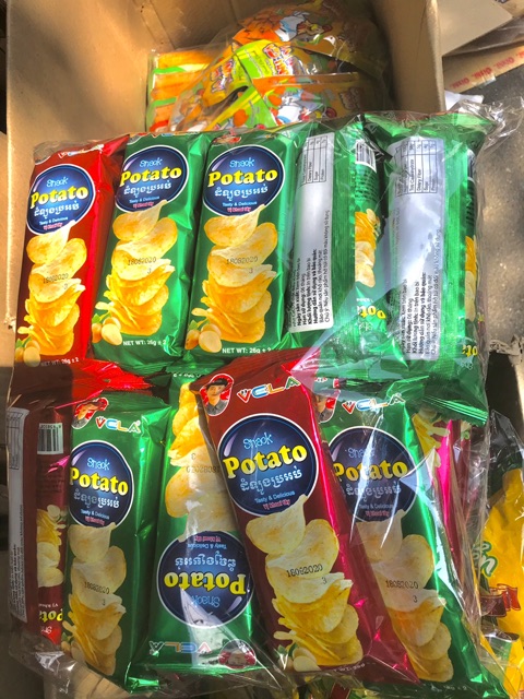 SỈ BỊCH 30 GÓI SNACK KHOAI TÂY POTATO SIÊU HOT