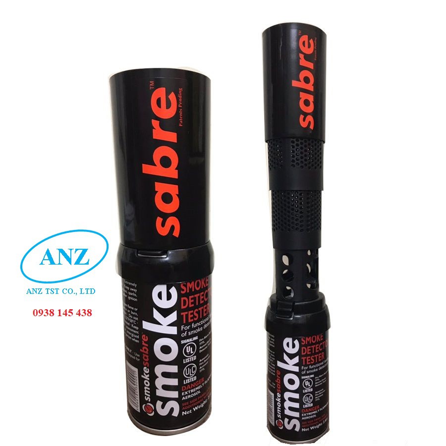 Chai thử khói cầm tay dùng thử đầu báo khói- SMOKE SABRE 2.6 oz- HÌNH THẬT 100%