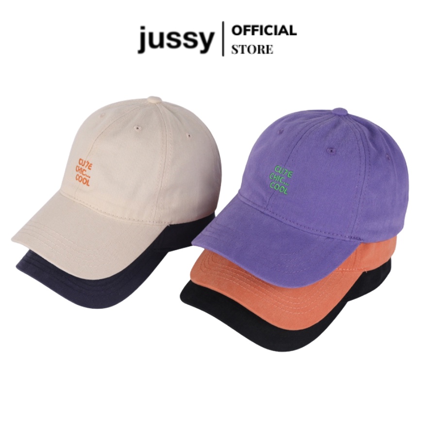 Nón Lưỡi Trai Cu7e Mũ Lưỡi Trai Nam Nữ Jussy Phong Cách Nón Kết Form Mềm Unisex Vải Cotton 1 Lớp Nhiều Màu Hot