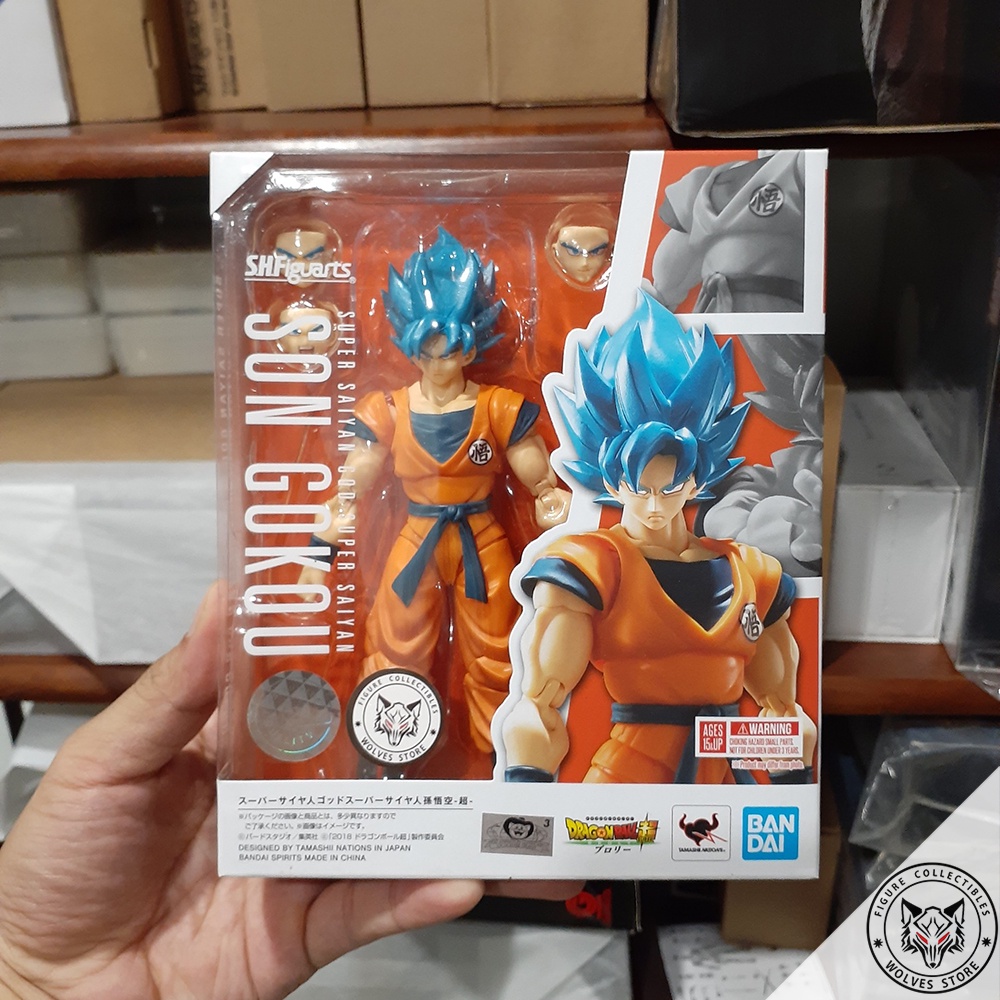 Mô hình chính hãng SHF Dragon Ball: SHF Songoku Blue