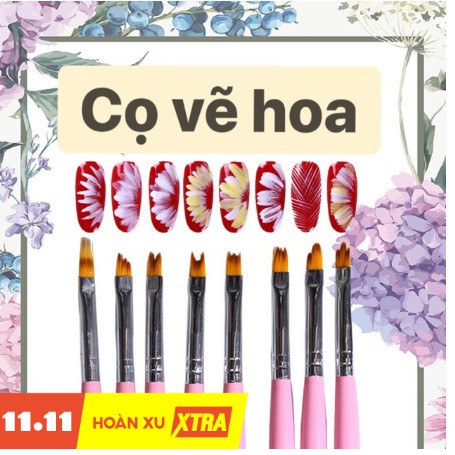 set cọ vẽ nail