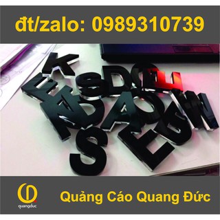 Chữ mica, cắt chữ mica theo yêu cầu