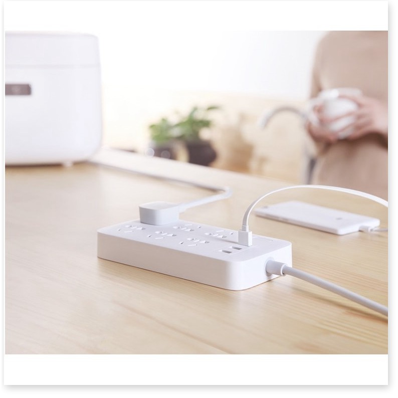 Ổ cắm Xiaomi ZMI Power Strip 6 cổng 2 USB CX05 - Ổ cắm điện Xiaomi Mi Power Strip 6 cổng 3 USB - Mr Xiaomi