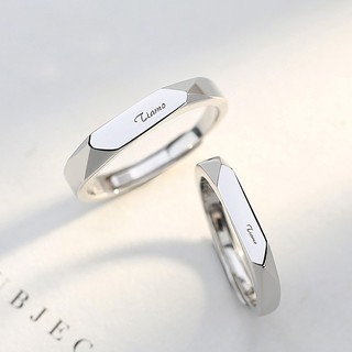 Set 2 nhẫn bạc thời trang cho cặp đôi