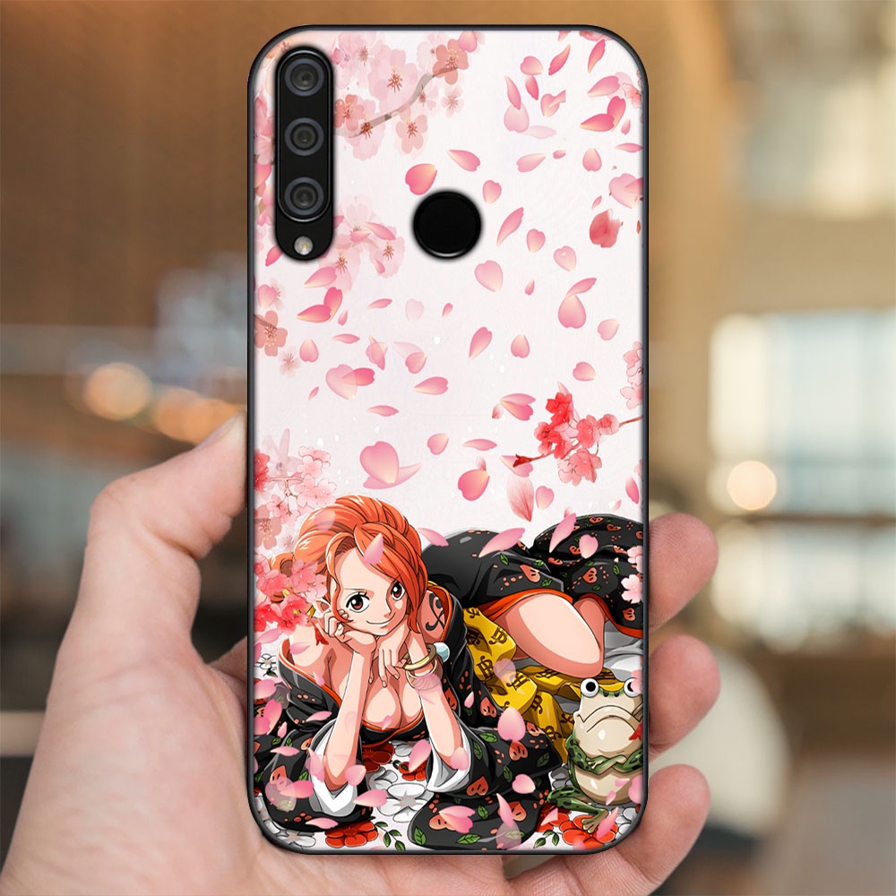 Ốp lưng Huawei Y6P viền đen in hình Nami One Piece Đảo Hải Tặc