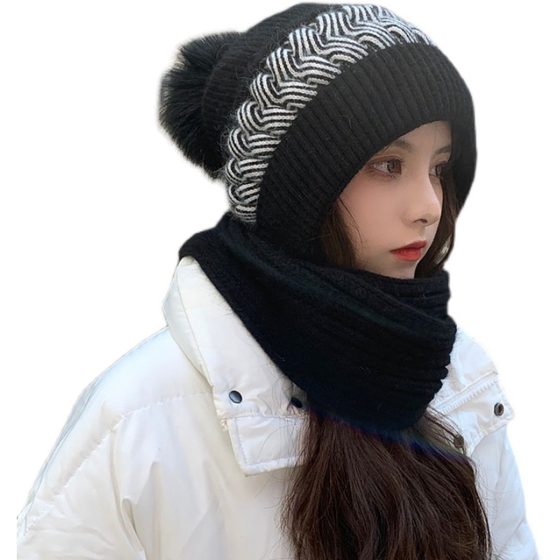 Korean style winter warm woolen hat for women