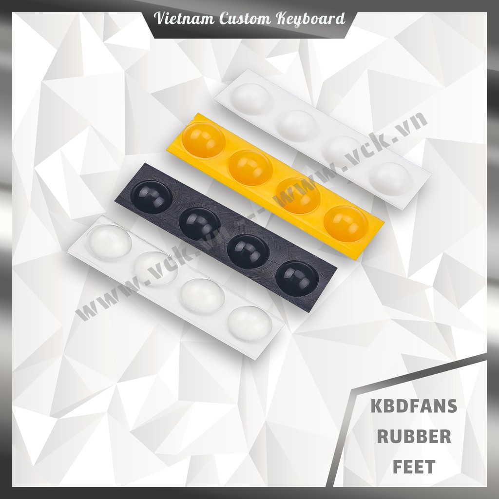 Rubber Feet KBDFans | Đế Cao Su Phím Cơ Custom | Feet Cao Su Huyền Thoại Đi Kèm Mọi Phím KBDFans | VCK