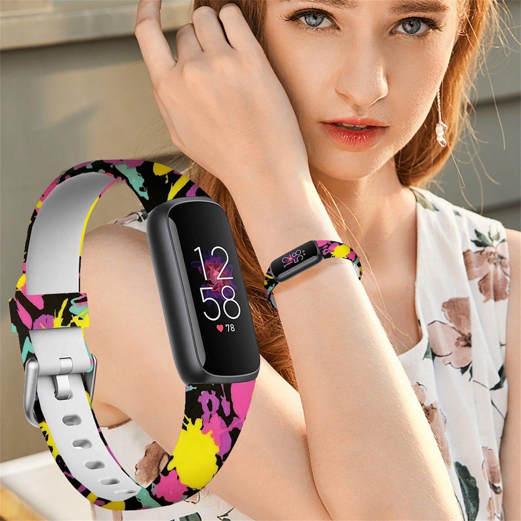 BEAUTY Dây Đeo Đồng Hồ Chống Trượt Cho Fitbit Luxe