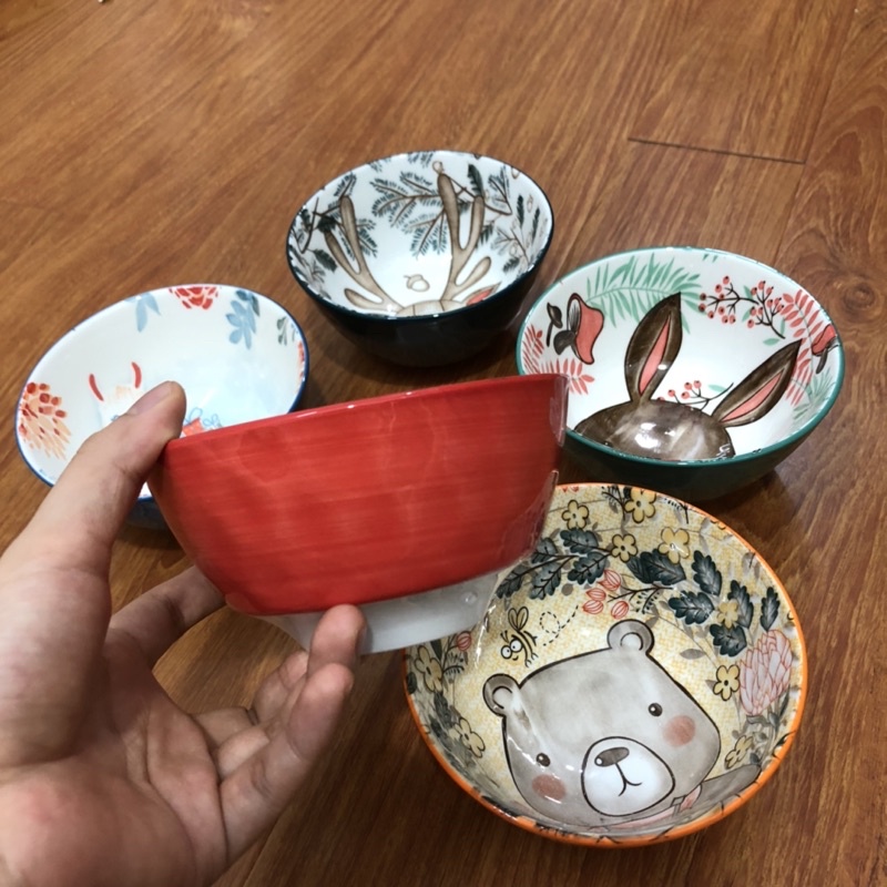 Set 6 bát mix hình ngẫu nhiên